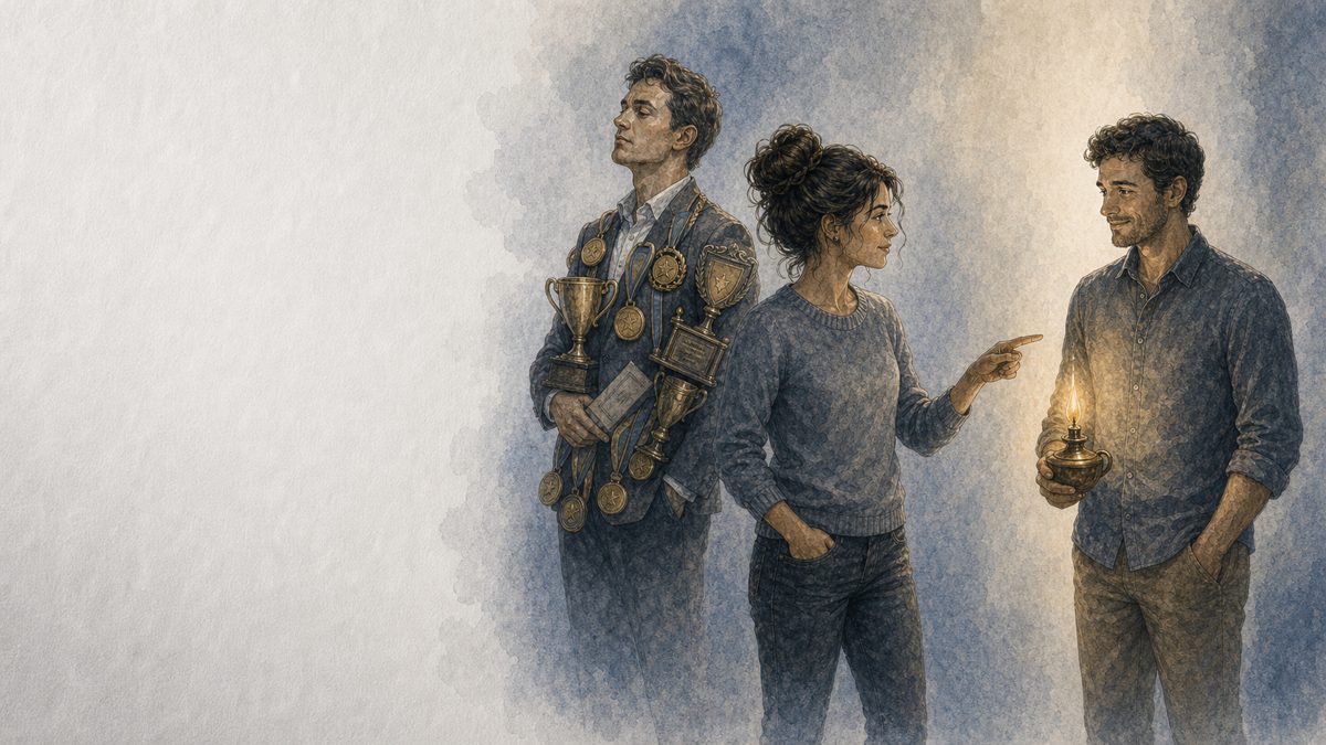 Attitude Over Aptitude chapter header illustration